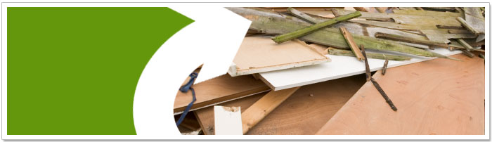 picture of wood to be recycled